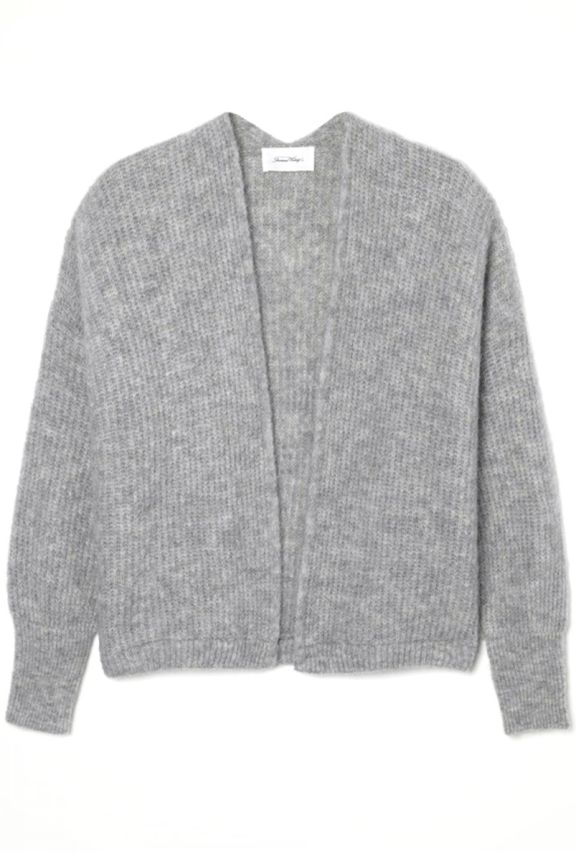 East Short Cardigan Heather Grey