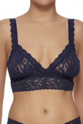 Sig Lace Crossover Bralette - Countess Pink