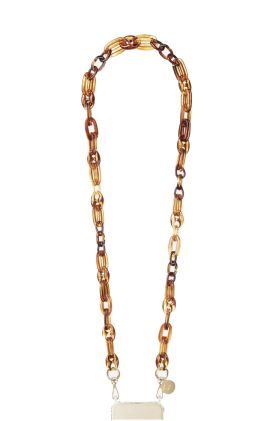 Ambre Chain 120cm - Brown