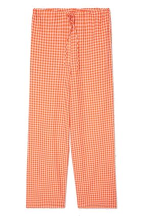 Pykoboo Trousers - Fluo Orange Vichy