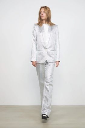 Silver Jacket - Silver Lurex